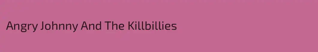 Angry Johnny And The Killbillies